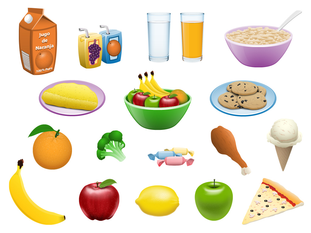 Go Math Production Graphics Food Items