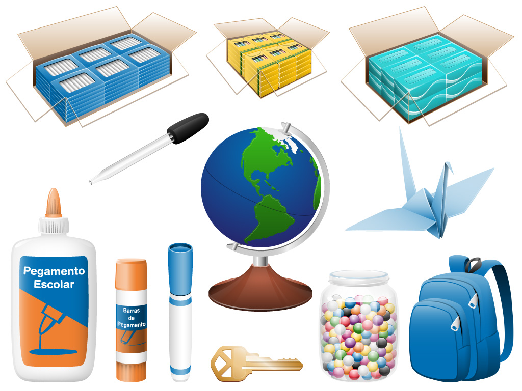 Go Math Production Graphics School Items